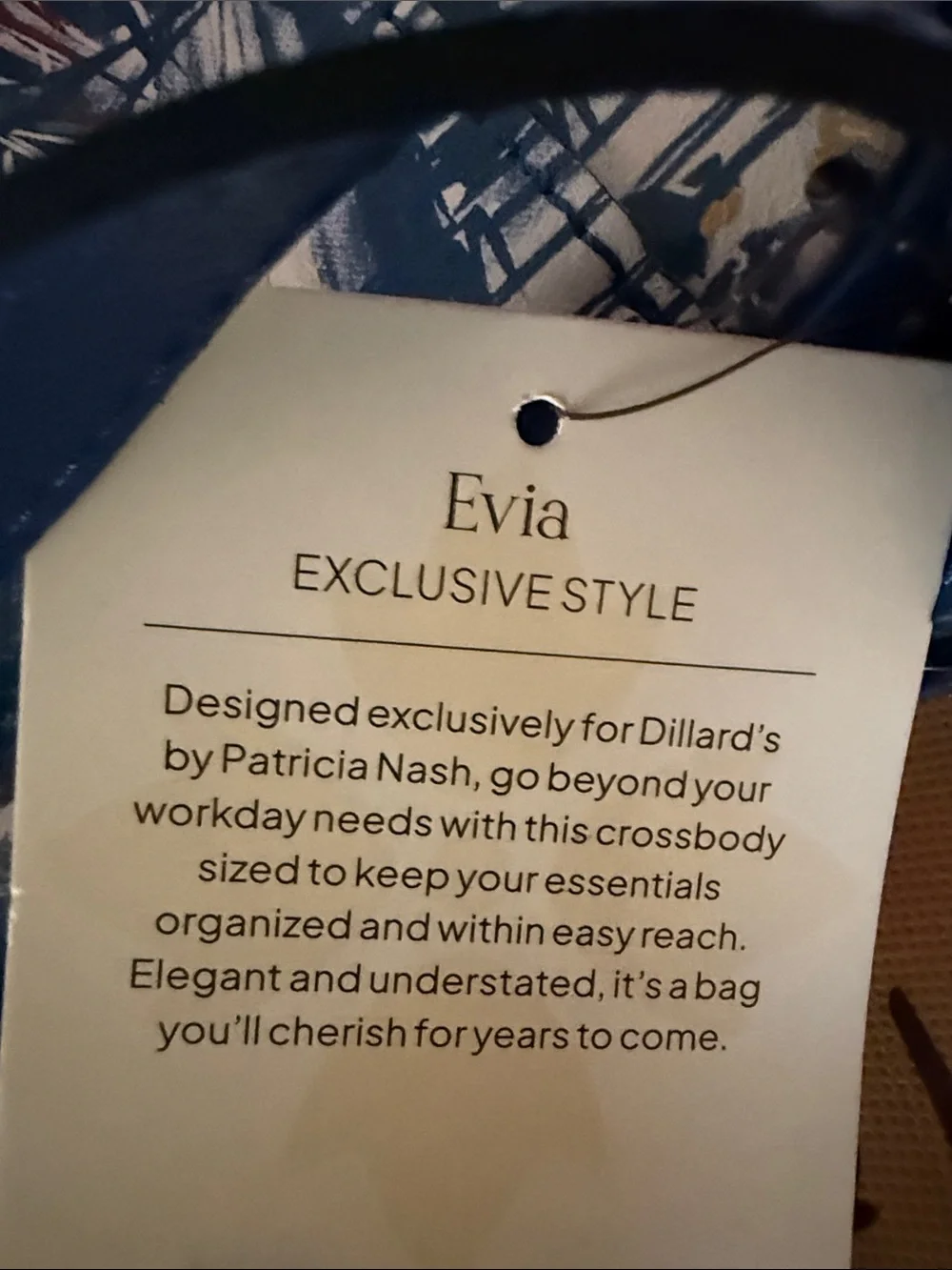 Patricia Nash EVIA EXCLUSIVE STYLE Crossbody harbor nights navy
